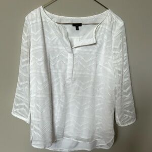 Talbots dress blouse with lining